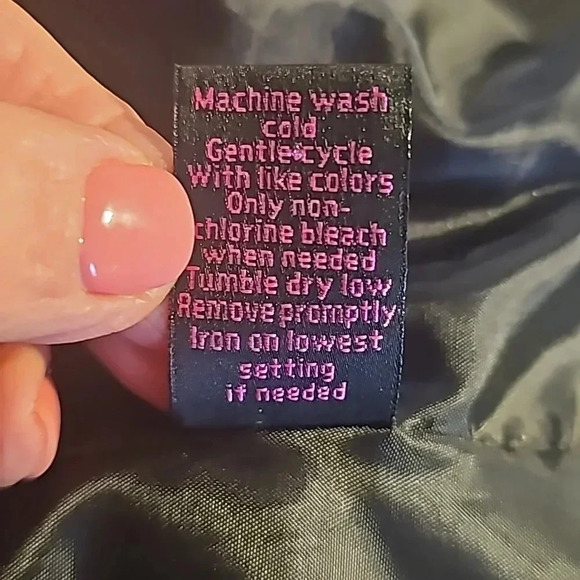 Tattoo Me Black Satin-like Ladder back Jacket - Picture 7 of 7